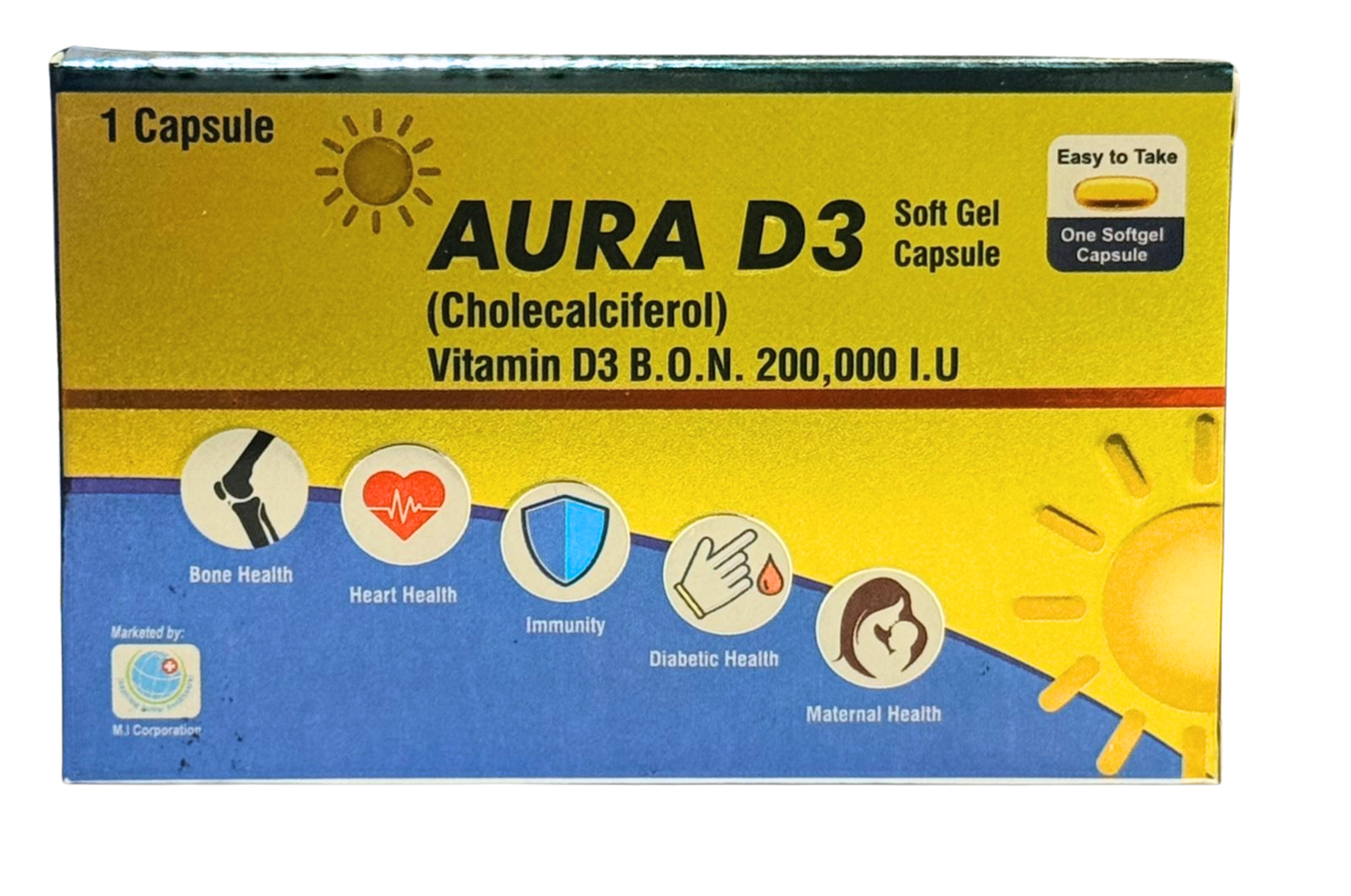 Aura D3 Soft Gel 1 Capsule